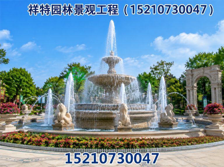 保定喷泉工程展示图